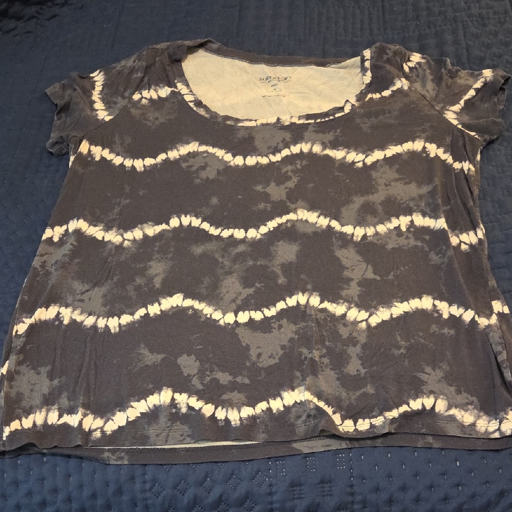 EUC TORRID SCOOP NECK TYE DYE TOP-SIZE 0